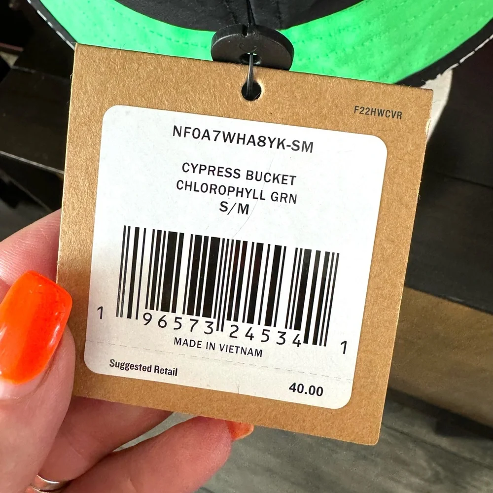 North Face Cypress Nylon Bucket Hat Chlorophyll Green